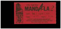 チケット半券☆Manda-La 2☆マンダラ2☆City Hall Bar☆1998年7月18日