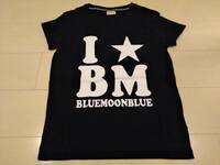 ☆ブルームーンブルー BLUE MOON BLUE 半袖 Tシャツ ブラック系 サイズＦ