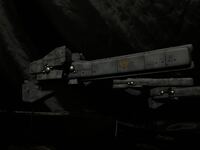 銀河英雄伝説　1/5000 アルバクリエイツ　銀河帝国軍　総旗艦「ヴィルヘルミナ」ミュッケンベルガー元帥旗艦　艦船模型完成品