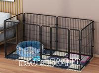 新入荷★ペットサークル ペットフェンス 中小型犬用 パネル ６枚 メタル 折り畳み式 ペット用柵 屋内 屋外ケージ