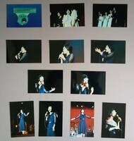 【希少】天地真理ステージ写真、『天地真理ショー』1975年11月8日長島温泉、カラー、ハガキ・サイズ１２枚(専用ファイル付き)