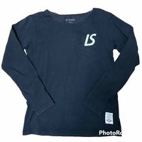 【XSサイズ】即決！LUZ e SOMBRA ボートネックL/S バスクシャツ(ブラック) 中古品 ルースイソンブラ カジュアル 長袖Tシャツ