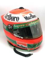実使用/コード&プラグ、ドリンクチューブ付/サイン入り/1998年/エディー アーバイン/Eddie Irvine/BIEFFE/ヘルメット/フェラーリ/Ferrari