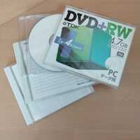 TDK DVD+RW 4.7GB 　他3枚