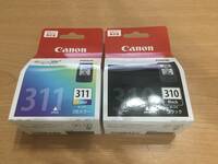Canon PIXUS BC-310 ブラック/BC-311 3色カラー 2箱セット ★新品・未使用
