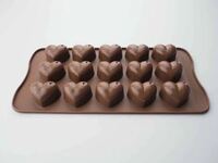 2点セット★シリコン型　ケーキ型　ハート　15個取り　チョコレート型　手作り　ベーキング　バレンタイン