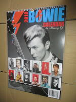 カレンダー　2018年　デヴィッド・ボウイ　David Bowie　calendar