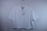 【美品】NIKE GOLF(ナイキゴルフ) ポロシャツ 白 レディース XL SU221102NIG ゴルフウェア 2210-0438 中古