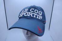 le coq sportif(ルコックスポルティフ) キャップ 紺 レディース フリーサイズ ゴルフ用品 2210-0318 中古