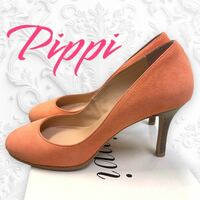 Pippi パンプス　ヒール　ピッピ　レディース サイズ　36 1/2サイズ　日本製　オレンジシャーベット　ハイヒール