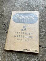 英Columbia　1939／40　目録　191頁　蓄音器　SP盤