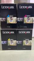【未開封】Lexmark レックスマーク 24B6018/6019/6021/6022 四色セット XS795 XS798 リターンプログラムプリントカートリッジ