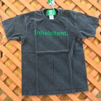 INHABITANT インハビタント 【LOGO TEE】 BLACK Ssize 正規品 Tシャツ お揃い 親子 ペア リンクコーデ