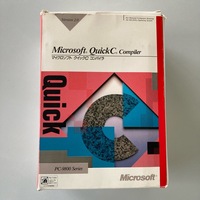 ★ジャンク品★Microsoft QuickC Compiler Version2.0 PC-9800 Series マイクロソフト クイックC コンパイラ