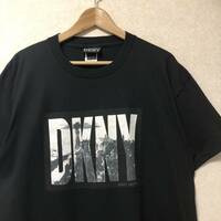 USA製◎90's DKNY 自由の女神 ビンテージ tシャツ 黒 M ダナキャラン ニューヨーク 90s OLD 米国製 ブラック