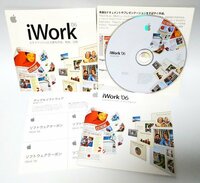 【同梱OK】 iWork '06 / ページレイアウトソフト『Pages』 / プレゼンソフト『Keynote』 など / Mac用ソフト