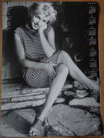 マリリンモンロー　２０１８年版カレンダー　　三和ホールディングス 　壁飾りコレクションにどうぞ　ポスター　モンロー