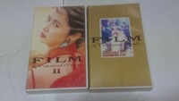 VHSテープ:中島みゆき FILM of NAKAJIMA MIYUKi・FILM of NAKAJIMA MIYUKI Ⅱ（2本組)