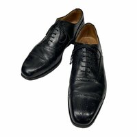 Tricker's トリッカーズ 【men349Y】 KENSINGTON セミブローグシューズ 革靴 クツ ドレスシューズ ブラックボックスカーフ size 11.5 HC