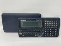 SHARP ポケットコンピュータ ポケコン PC-G850V Z80系 液晶不良 ライン抜け 通電確認 現状渡し 修理前提 部品取りに 