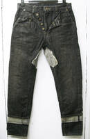 ジャンポール・ゴルチエ Jean Paul GAULTIER 90年代 再構築 ブラック デニム 40 （ Jean Paul GAULTIER Vintage 90's Denim Pants 40