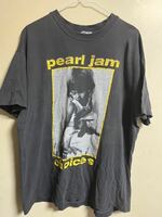 1992年　画像新しくしました　オリジナル　PEARL JAM パールジャム　X Lぐらい　ビンテージ　バンドTシャツ　CHOICES 