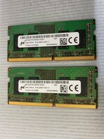 MICRON 1RX16 PC4-2400T 4GB 2枚 8GB DDR4 ノートパソコン用メモリ PC4-19200 4GB 2枚 8GB 260ピン DDR4 LAPTOP RAM