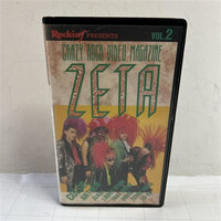 VHSビデオテープ ロッキンF ビデオマガジン ZETA第2号 ジャパメタ80年代 昭和 カラー アンセム テラローザ ジキル