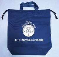 JFE瀬戸内海ゴルフ倶楽部 開場30周年記念品 ランドリーバッグ ネイビー 非売品