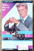 新品 未開封 カセットテープ DAVID BOWIE/ABSOLUTE BEGINNERS(THE BEST OF) デビッド・ボウイー デヴィッド ボウイ グラムロック glam rock