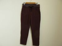 (53594)LADIVA　ラディーバ　エドウィン　ROOM jeans　ストレッチ　パンツ　ルームパンツ　エンジ　M　USED