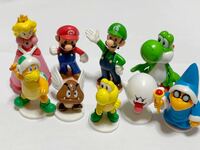 スーパーマリオ マリオ　ルイージ　ヨッシー　ピーチ姫　他　フィギュア　　9種　セット　Nintendo 任天堂