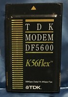 ■TDK PCカードタイプモデム「DF5600」K56flex ケーブル付き■