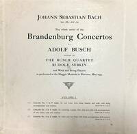 気分でラララ♪ Florence 1935 アドルフ・ブッシュ弦楽四重奏団 J.S.BACH ブランデンブルグ協奏曲 米コロンビア