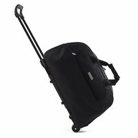1円 新品 小型 ボストンバッグ スーツケース 多機能 収納便利 2輪トロリーケース 機内持ち込み 旅行バッグ ビジネスバッグ 防水 黒