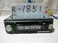 R-1851　JVC　ビクター　KD-MZ33DA　1Dサイズ　MDデッキ　補償付き
