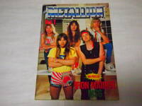 レア 送料無料 METALLION vol.1 IRON MAIDEN 1986/1/1 メタリオン アイアンメイデン KISS A to Z グレンティプトン フランキーパネリ