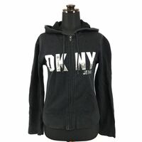 DKNY JEANS★ジップアップ/スウェットパーカー【Mens size -XS/黒/black】Jackets/Jumpers◆BH6