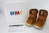 美品！ IFME イフミ― ウインターブーツ スノーブーツ 防寒ブーツ サイズ１４．０ ブラウン キッズ 子供靴