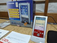 TOSHIBA Pocket PC GENIO e550X 赤 アサヒ 懸賞品 中古