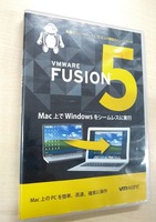 ●VMware Fusion 5 mac os でWindowsを実行する ソフト 仮想化 エミュレータ 仮想マシン バーチャルPC ★【中古動作品】