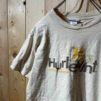 【KY613】Hurley 半袖Tシャツ ベージュ レディース S ポス