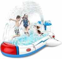噴水プール 噴水マット 子供用 大型 ビニールプール 噴水 おもちゃ 水遊び 夏の日 猛暑対策 芝生遊び 親子遊び 家庭用 アウトドア 誕生日