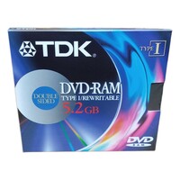 TDK 日本製 DVD-RAM 5.2GB DVD-RAM52DY1