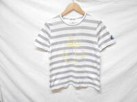 LUPO DI MARE SINA COVA シナコバ ボーダー 半袖 Tシャツ 日本製 11号 ホワイト グレー 
