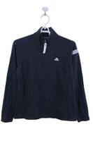 【感謝セール】adidas(アディダス) ハーフジップシャツ 黒 レディース S/P ゴルフウェア 2306-0075 中古