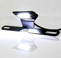 新品 高輝度LED採用でボディースリム化追求 フェンダーレス車汎用 LEDライセンスランプ ナンバープレート 送料￥210