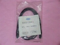 未開封・未使用品 COMON(カモン)製 FireWire ケーブル IEEE 1394b 9Pin-9Pin (800MHz) 1.5m