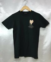 90s~ WORLD WIDE LOVE！ ワールドワイドラブ！ 日本製 シングルステッチ 半袖 プリントTシャツ サイズ1 ブラック