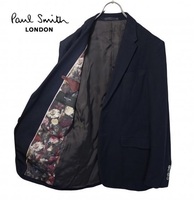 TK 美品 価格6万円程 Paul Smith ポールスミス ロンドン 2B テーラードジャケット 素晴らしいフラワー花柄
